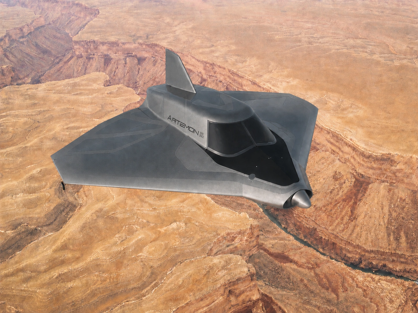 UMRAATS — desert flight view